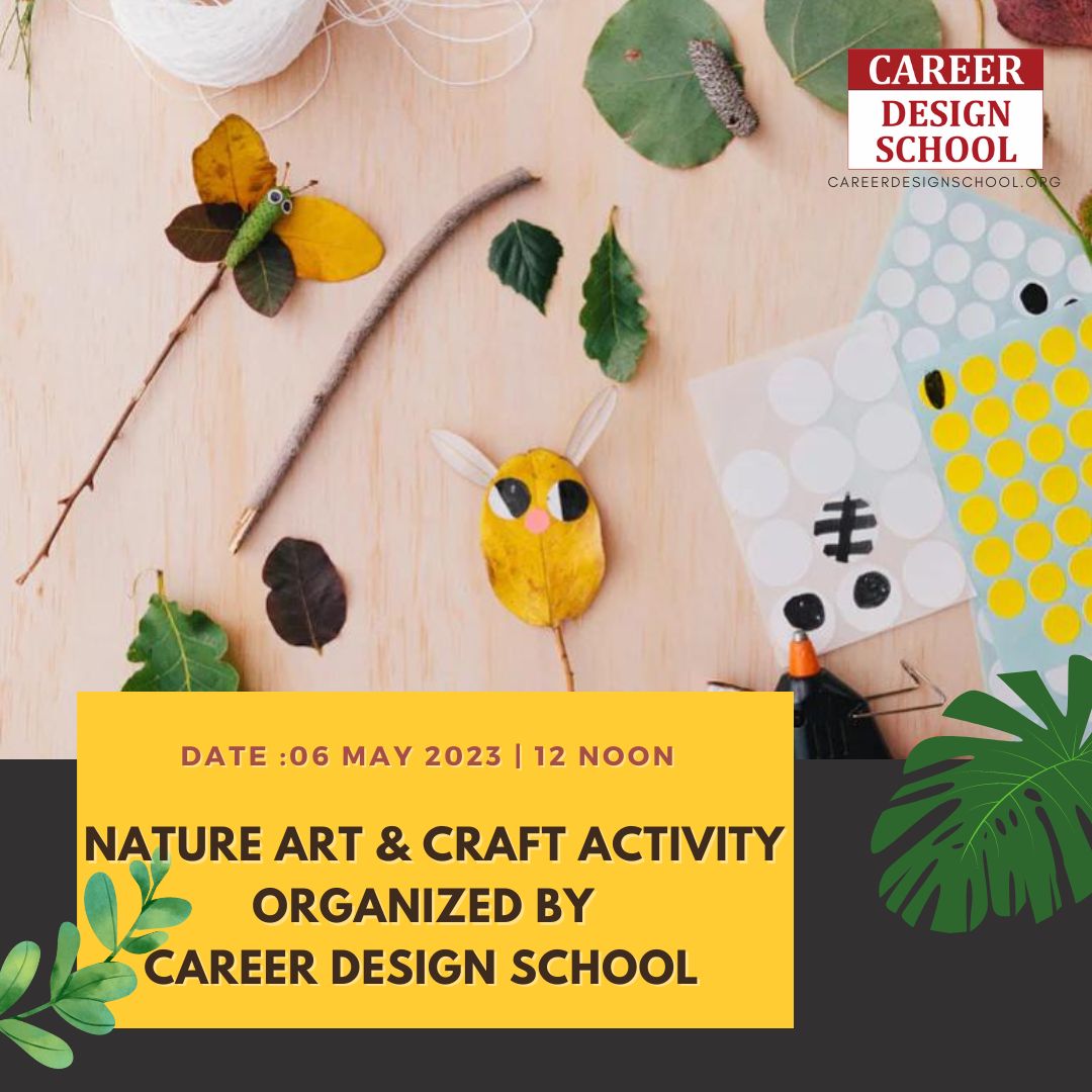 Nature Art & Craft activity on May 6th at 12 Noon!